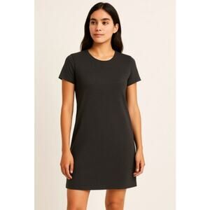 32 Degrees Cool T-Shirt Dress Minimalist Athleisure Charcoal S